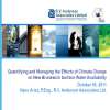 RV Anderson - Quantifying and Managing the Effects of Climate Change on NB Surface Water Availability